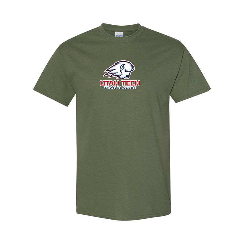 Men's Utah Tech Trailblazers  Gildan Heavy Cotton T-Shirt